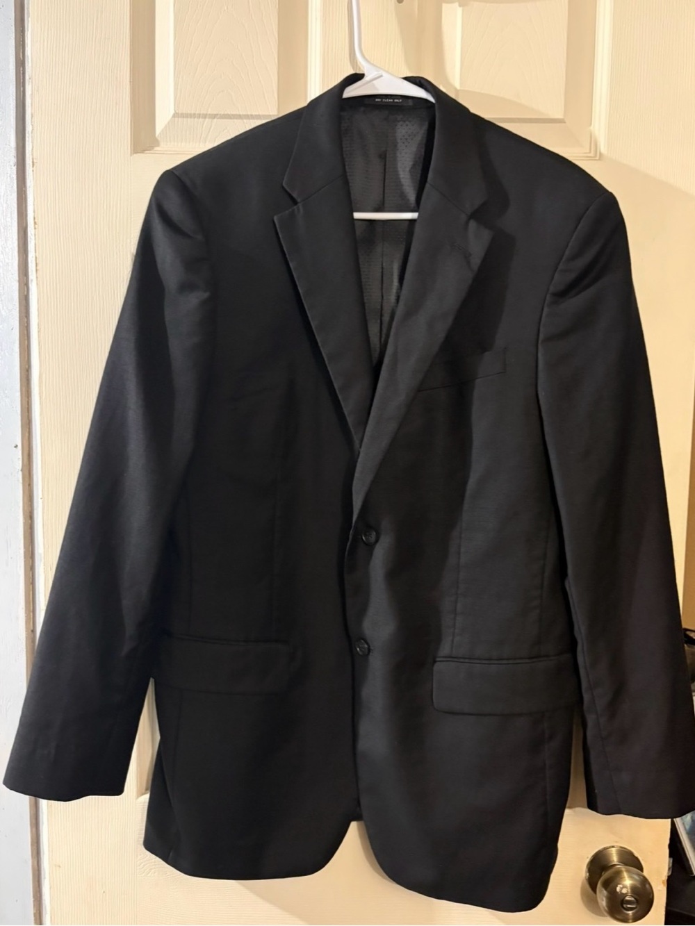 Alfani Men’s 38R Black Sport Coat Blazer 2 Button Macy’s Classic Fit